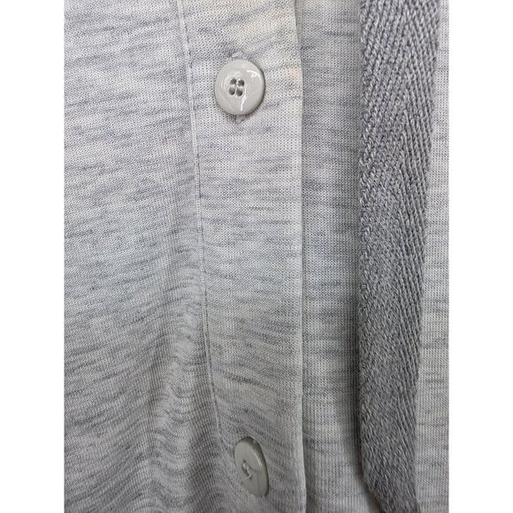Max Mara Leisure Milford Short Sleeve Hoodie In Light Gray Medium NEW - Picture 7 of 11